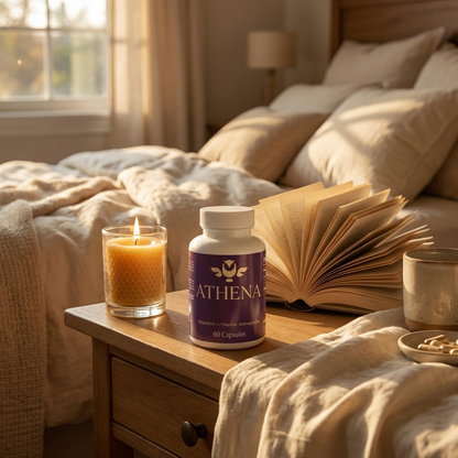 ATHENA on nightstand - lifestyle