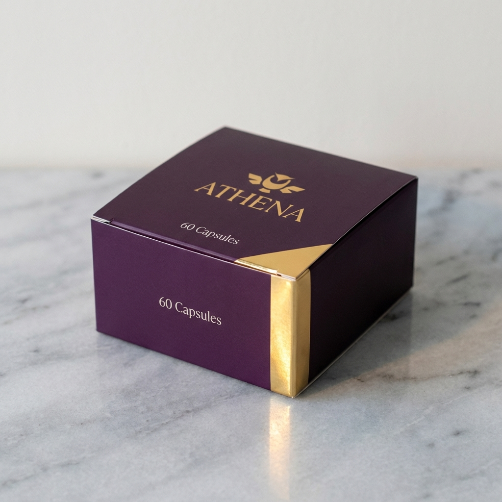 ATHENA box on marble