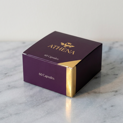 ATHENA box on marble